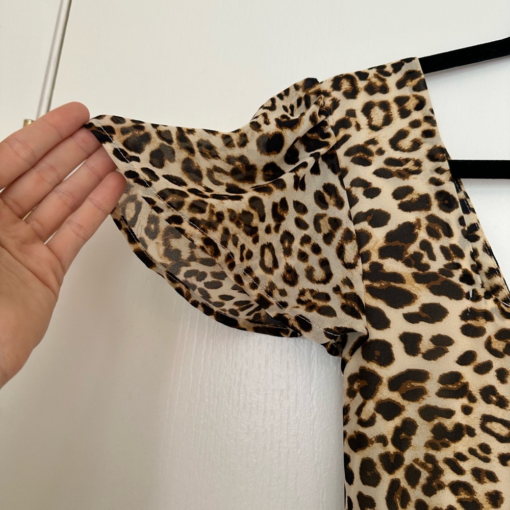 Leopard Print Dress - Small - Picture 3 of 6
